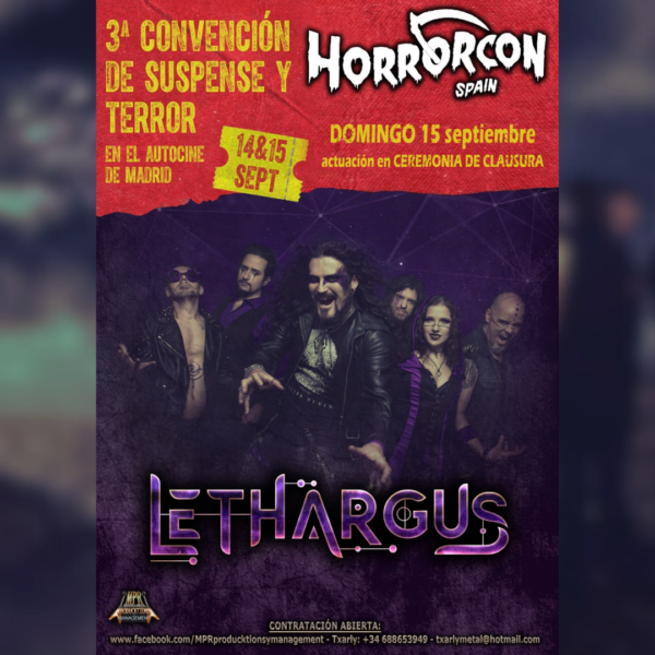 Lethargus en el Festival de Terror y Suspense Horrorcon Spain